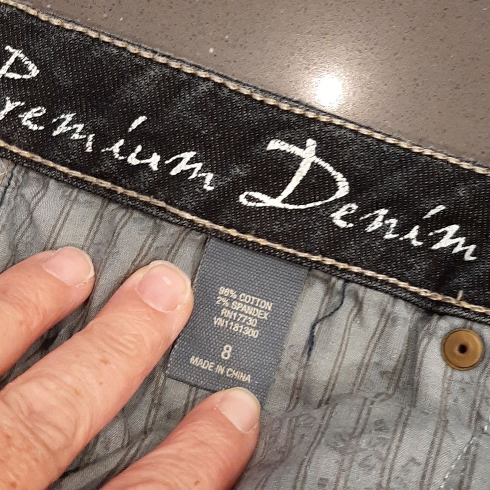Converse "The Skinny One Star" Dark Denim Jeans - Picture 6 of 11
